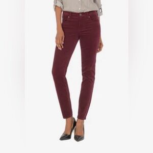 EUC Kut from the Kloth Diana Corduroy Relaxed Fit Skinny